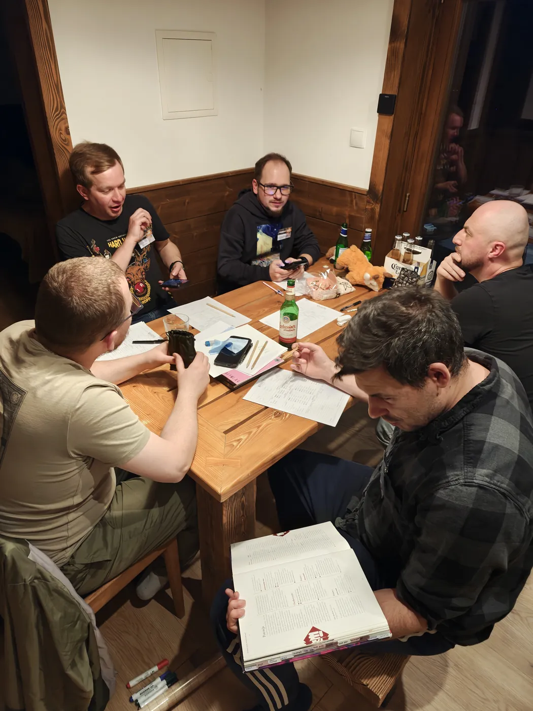 Drużyna skupiona na rozgrywce RPG